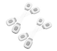 Abaodam 4PCS Safety Locks Drawer Latch Cabinet Lock with Strong Self-Adhesive for Childproofing Fridge Wardrobe Closet Easy Installation and Removable Design