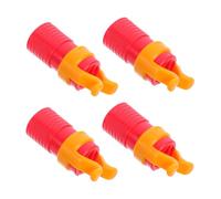 Abaodam 4pcs Screw Holder Hand Screw Clamp Suitable Bit with Handle Diameter 6-8mm Red for Woodworking Work Efficiency