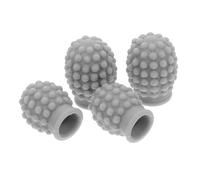 Abaodam 4Pcs Silicone Drumstick Tips Noise Reducing Drumstick Caps for Practice Drumstick Mute for Enhanced Rhythm Timing for Home the Go Use Stylish Color