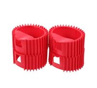 Abaodam 4pcs Silicone Pressure Gauge Sleeves for Oxygen and Acetylene Gauge Heads, Portable and Easy to Maintain Protective Covers for Construction and Industrial Use
