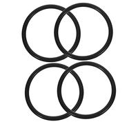 Abaodam 4pcs Singing Bowl Rubber Ring Buddhist Sound Bowl Fixing Mat for Meditation and Ritual Use Compatible Tibetan