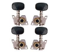 Abaodam 4pcs Single Hole Guitar Tuning Pegs String Alignment Keys Machine for Electric Guitars Essential Replacement Tuners for Improved Sound