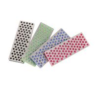 Abaodam 4pcs Ski Edge Sharpening Kit with Advanced Burr Remover Ergonomic Handheld Tuning Blocks for Base and Side Edges Professional Snowboard Stone for Workshop Maintenance and Beginner