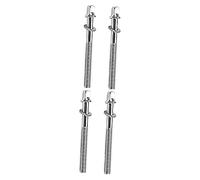 Abaodam 4pcs Snare Drum Tension Rods Replacement Screws with Washers for Enhanced Drum Performance for Stripped Worn Parts