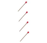 Abaodam 4pcs Sound Bowl Mallet Wooden Handle Tibetan Singing Bowl Stick for Meditation and Relaxation Accessory for Chanting and Prayer