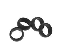 Abaodam 4Pcs Sports Silicone Finger Rings Flexible Protective Bands for Men for Workouts Biking and Swimming Comfortable Breathable and Durable Silicone Design