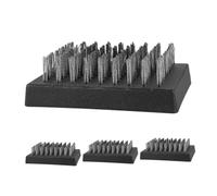 Abaodam 4pcs Stainless Steel Bbq Grill Brush for Outdoor Grilling Heavy Duty Wire Cleaning Tool for Stubborn Grease Removal Portable and Efficient Bbq Utensils for Easy Maintenance