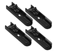 Abaodam 4pcs String Bass Guitar Bridge Replacement Single Bass Bridge Saddle Electric Guitar Saddle Parts Headless Accessories