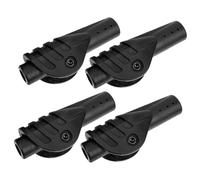 Abaodam 4pcs Tent Support Pole Connector Joints Lightweight Replacement Parts for Outdoor Camping DIY Tent Building and Garden Shelter Structures