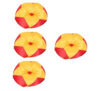 Abaodam 4pcs Tibetan Singing Bowl Pad Buddha Sound Bowl Mat Buddhist Cushion Pad