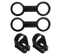 Abaodam 4Pcs Tube Holder Durable Dive Lock for Masks Flexible Silicone Material Lightweight Portable Keeper for Easy Attachment