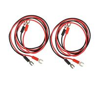 Abaodam 4pcs Turntable Record Player Earth Grounding Wire with Insulated Copper Cable and Pvc Material to Stop Buzzing Hum, Long Enough for Instrument Accessories and Electricity Demos