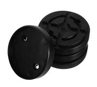 Abaodam 4pcs Two-post Car Lift Rubber Pads 120mm X 30mm round Auto Lifting Support Blocks with 7cm Hole Spacing for Garage Vehicle Hoist Accessories