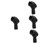 Abaodam 4pcs U Type Microphone Clip Holder Reliable Mic Clamp for Home Studio Portable Mic Stand Clip Accessory for Wireless