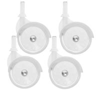 Abaodam 4pcs Universal Replacement Wheels for Walkers Compatible Caster Wheels for Trend Strollers and Walkers Walker Accessories for Smooth Mobility