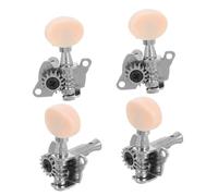 Abaodam 4pcs Vintage Guitar Locking Tuners Rl Acoustic Tuning Pegs String Adjustment Tools for Ukulele Accessories Kit