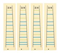 Abaodam 4pcs Violin Fingerboard Stickers Fretboard Position Markers Paper Stickers for Beginners 3/4 Size Removable Violin Supplies for Practice