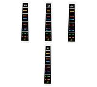 Abaodam 4pcs Violin Position Sticker Fingerboard Guide Phonetic Fretboard Marker for Violin Intonation Sticker for Music Learners