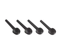 Abaodam 4pcs Violin Tuning Pegs Ebony Wood Violin String Instrument Accessories Tuning Pegs
