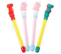 Abaodam 4pcs Water Spray Fun Summer Pool Party Play for Boys for Beach Games Backyard Water Fights Outdoor Activities Unicorns Dinosaurs Random Color