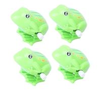 Abaodam 4Pcs Wind-up for Novelty Clockwork Animal Safe Plastic Material Educational and Compact Decorative Playset for Boys