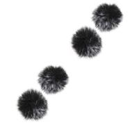 Abaodam 4pcs Windproof Microphone Covers Clip Type Protective Mic Guard for Recording Studio Use Mic Covers for Professional Microphone