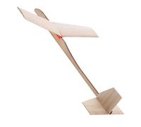 Abaodam 4pcs Wooden Airplane Model DIY Flight Kit for Adults Hand-Finished Glider Planes with Exceptional Stability Educational Stem for Classroom and Family Activities