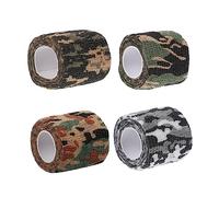 Abaodam 4Rolls Camouflage Self Non Woven Fabric Sports Wrap Tape for Ankle Wrist and Support Breathable and Easy to Tear for Swelling and Care