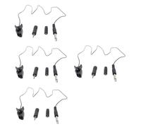 Abaodam 4sets Acoustic Guitar Pickup Transducer for Sound Professional Guitar Clip Microphone Accessory for Musical Instrument