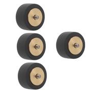 Abaodam 4sets Cassette Tape Recorder Pinch Roller for Audio Equipment Replacement Copper Roller for Cassette Decks Easy to Install Compatible Recorders and Players