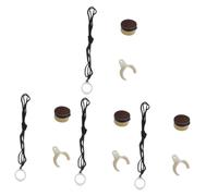 Abaodam 4sets Clarinet Thumb Rest Cushion Practical Thumb Cover for Clarinet Enhance Finger Position and Comfort