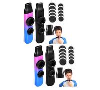 Abaodam 4sets Kazoos for Boys and Girls Professional Musical Instruments Replacement Round Membranes for Party Music Lovers
