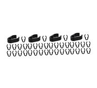 Abaodam 4sets Mic Cable Clip for Mic Pole Microphone Cable Organizer Stand 10pcs*4