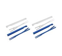 Abaodam 4sets Professional Piano Tune Clips Sturdy Nylon Tube Clamps Piano Tuning Stop Mute Clamp for Tuning Accurate Tool Accessories
