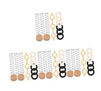 Abaodam 4sets Trumpet Repair Kit Felt Washer for Valve System Includes Replacement Parts for Musical Instruments Accessories like Washers for DIY Repair Tools Kit