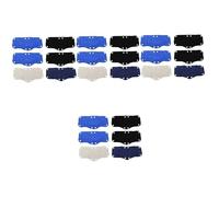 Abaodam 4sets Unisex Elastic Toweling Head Sweatbands for Running Soft Breathable Sweat Absorber with Air Permeability Suitable for Multiple Hairstyles and Long Term Comfortable Wear 6pcs*4