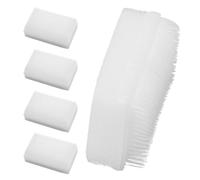 Abaodam 5 Pcs Sensory Brush Set for Infants and Safe and Gentle Materials, Plastic and Sponge Construction, for Sensory Training and Bath Essentials