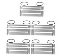 Abaodam 5 Sets Guitar Fretboard Shield Fret Protector Pads with Bands for Precise Fret Grinding and Polishing Guitar Repair Tools Fingerboard Maintenance Accessories