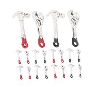 Abaodam 5 Sets Metal Miniature Dollhouse Repair Tools Set Mini Wrench and Hammer Kit for Pretend Play DIY Home Maintenance Accessories for Dollhouse Decoration and Skill Development