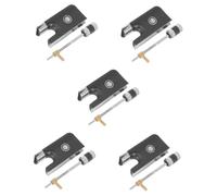 Abaodam 5 Sets Practical Violin Bow Frog Metal Cello Bow Parts Clip on Violin Accessory