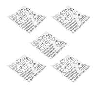 Abaodam 5 Sheets Clothes Identification Classification Stickers Self-Adhesive Dresser Clothing Decals and Adults Easy to Apply Organizing Clothes PVC Material for Bedroom Decorating