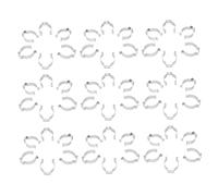Abaodam 50 Pcs Stainless Steel LED Tube Clamps U Shaped Design Fluorescent Lamp Holders Easy to Install LED Light Tube Mounting Clips for Secure Fixture