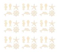 Abaodam 50 Pcs Unfinished Wood Chip Ornaments in Beige Mediterranean Style, Safe to Use and Suitable, for DIY Craft Painting, Drawing, and Party Decorations