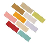Abaodam 50 Sheets Pearlescent Double-Sided Metallic Cardstock Paper 16×6cm for DIY Crafts Scrapbooking Handmade Art Projects Supplies
