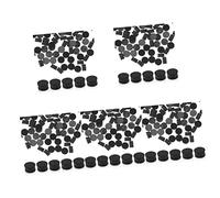 Abaodam 500pcs Acrylic Inlay Dots for Guitar and Ukulele Fretboard Markers Lightweight and Versatile Inlay Blocks for Acoustic and Classical Instruments