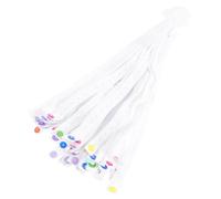 Abaodam 50pcs Adjustable Diaper Fixing Belts with Colorful Snap Buckles 2x50cm Diaper Fastening Straps for Newborn Cloth