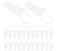 Abaodam 50Pcs Adult Elastic Mesh Cotton Dressing Cap - Head Elastic Retainer Holder, Reusable Compression Cotton Wrap for Emergency Head Injury Protection