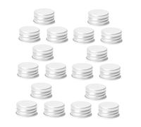 Abaodam 50pcs Aluminium Bottle Tops for Glass Bottles and Jars with Reusable Screw Top Lids Portable Design Versatile Use for Travel and Beverage Storage