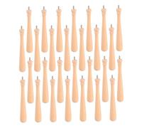 Abaodam 50pcs Baseball Bat Charms Unfinished Wooden Mini Bats for Diy Keychains Sports Party Favors Decorative Ornaments