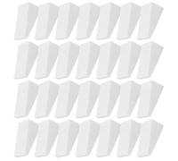 Abaodam 50pcs Beauty Make up Powder Puff Triangular Sponges Full of Elasticity Nr Material Portable Makeup Sponge Puff for Cosmetics and Powder Application